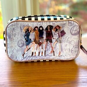 NWOT Henri Bendel Y2K Zak Graffiti Girls Cosmetic Makeup Jewelry Travel Case